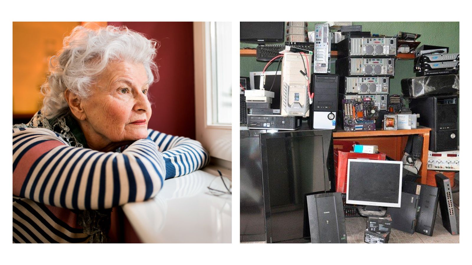 Idosa isolada e equipamentos electrónicos obsoletos — o problema que o TechCare Sénior resolve